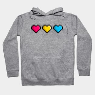 Pixel Pride Hearts Hoodie